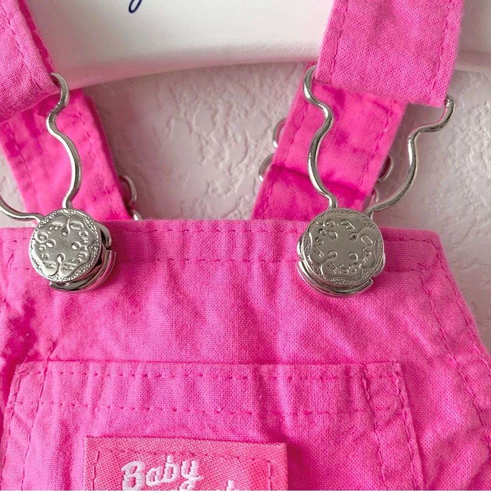 Hold Vintage 90’s Oshkosh b’gosh Pink baby Overalls